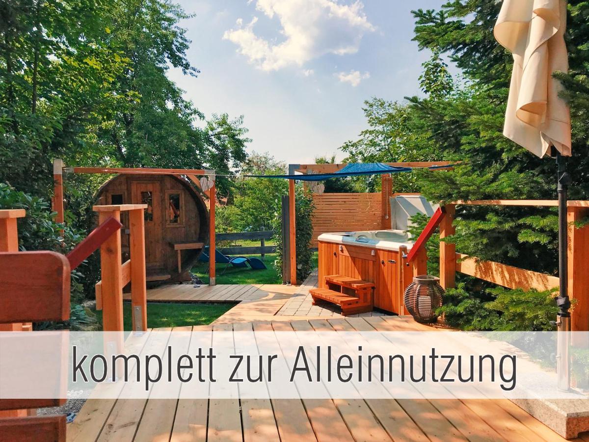 Huette41: Ganze Huette Nah Am See Mit Privatem Whirlpool, Sauna. Umzaeunt. فالدكيرشن المظهر الخارجي الصورة